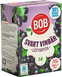 Lättdryck Svartvinbär Koncentrat 2dl BOB