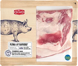 Pluma Färsk av Rapsgris ca 580g Scan