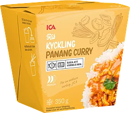 Wok Kyckling panang curry Fryst 350g ICA