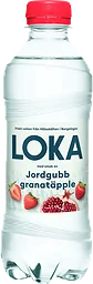 Vatten Kolsyrat Jordgubb Granatäpple 33cl Loka