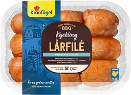 Kycklinglårfilé Färsk BBQ Black Garlic ca 850g Kronfågel