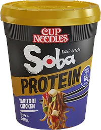 Nudlar i kopp Soba Cup Protein Yakitori Chicken 90g Nissin