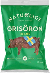 Hundtugg Grisöra 10-p Naturligt