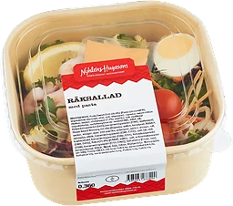Sallad Pasta & Räkor 350g Nyhléns Hugosons