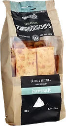 Tunnbrödschips Havssalt Mjölkfri Ekologisk 100g Mjälloms