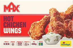 Hot chicken wings 440g Kronfågel/Max