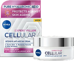 Dagkräm Cellular Expert Filler Intensive Anti-Age Day Cream SPF30 50ml Nivea