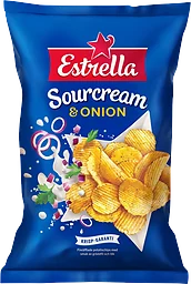 Chips Sourcream & Onion liten påse 40g Estrella