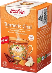 Te Turmeric chai Krav 17-p 34g Yogitea