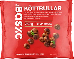 Köttbullar 750g ICA Basic