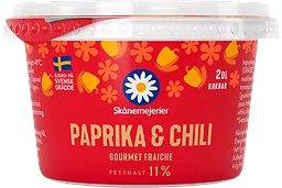 Crème Fraiche Lätt Paprika & chili 11%