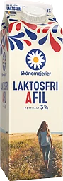 A-fil Laktosfri 3% 1l Skånemejerier