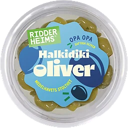 Halkidikioliver i Örtmarinad 160g Ridderheims