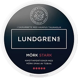 Lundgrens Mörk Stark Portionssnus