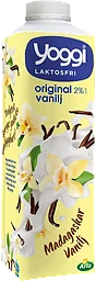 Yoghurt Madagaskar Vanilj Laktosfri 2% 1000g Yoggi®
