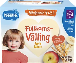 Välling Fullkorn Äpple & banan 1år 20l Nestle
