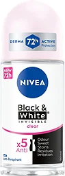 Deodorant Roll On 72h Black & White Original anti-stain  50ml Nivea