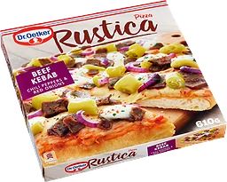 Beef Kebab Chili Peppar Pizza Fryst