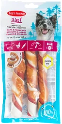 Hundtugg 3in1 Tuggben Kyckl&Morot 3st