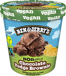 Glass Chocolate fudge brownie vegansk 465ml Ben & Jerrys