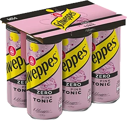 Mixer Pink Tonic Zero 6-pack Schweppes