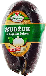 Sudjuk Bosnisk Oxkorv vitlök 330g Brajlovic
