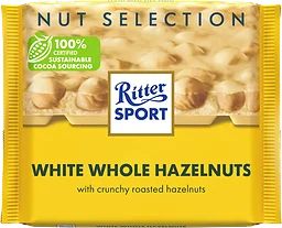 Chokladkaka Vit med hasselnötter Sport