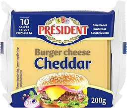 Burger Cheese Cheddar Skivor