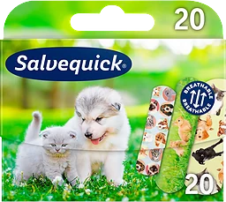 Plåster Animals 20-p Salvequick