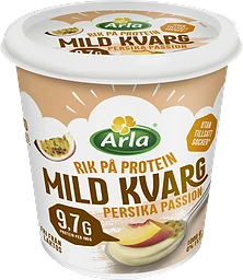 Kvarg Mild Persika Passion Laktosfri 0,2% 1000g Arla®