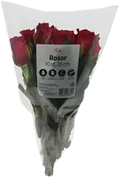 Rosor 10-p 35cm röda ICA