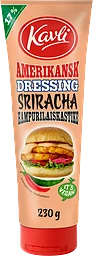Amerikansk Dressing Schriracha vegansk 230g Kavli