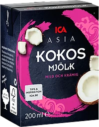 Kokosmjölk 200ml ICA Asia