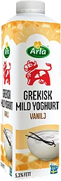 Grekisk Yoghurt Mild Vanilj 5,3% 1000g Arla Ko®