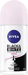 Antiperspirant Deo Roll on Black & White Original 50ml NIVEA