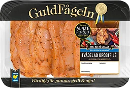 Marinerad tvådelad kycklingfilé grillkryddad ca900g Guldfågeln