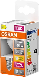 LED Klot Matt E14 470lm(40W) Dimbar Osram