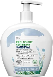 Handtvål Vitsippa & Äppelblom 250ml ICA Hjärtat EKO