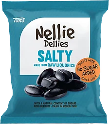 Salty Liquorice 90g Nellie Dellies
