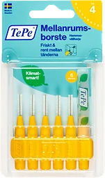 0,7mm Mellanrumsborste 6-p TePe