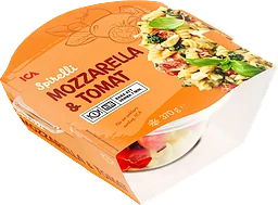 Fusii mozzarella & tomat 370g ICA