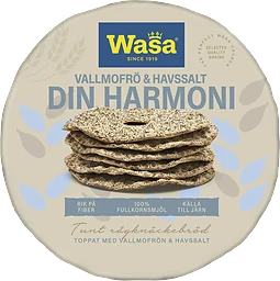 Knäckebröd Din Harmoni Vallmofrö & Havssalt 260g Wasa