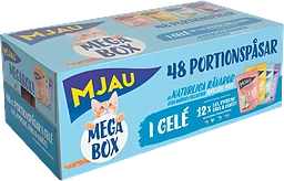 Kattmat Megabox Kött & Fisk 48-p Mjau