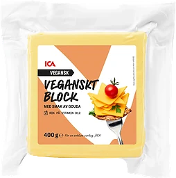 Ost Gouda Block Vegansk 400g ICA