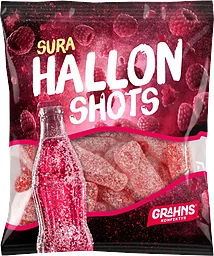 Godispåse Sura Hallonshots 80g Grahns