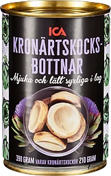 Kronärtskocksbottnar 390g ICA