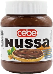 Kakao- och Hasselnötspålägg Nussa 400g Cebe