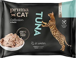 Kattmat Fillets Tonfisk i vatten 4-p 50g PrimaCat