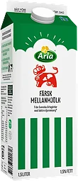 Färsk mellanmjölk 1,5% 1,5l Arla Ko®