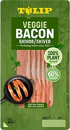 Bacon veggie skivor 80g Tulip